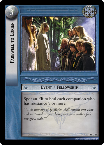 Farewell to Lorien